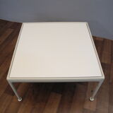Coffee table by Knüll Schuktz in aluminum years 1960