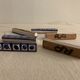6 wears blue ceramic knives Robert Picault 1960 Vallauris
