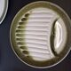 Very nice set of 6 asparagus plates and 2 ramekins in very good condition.