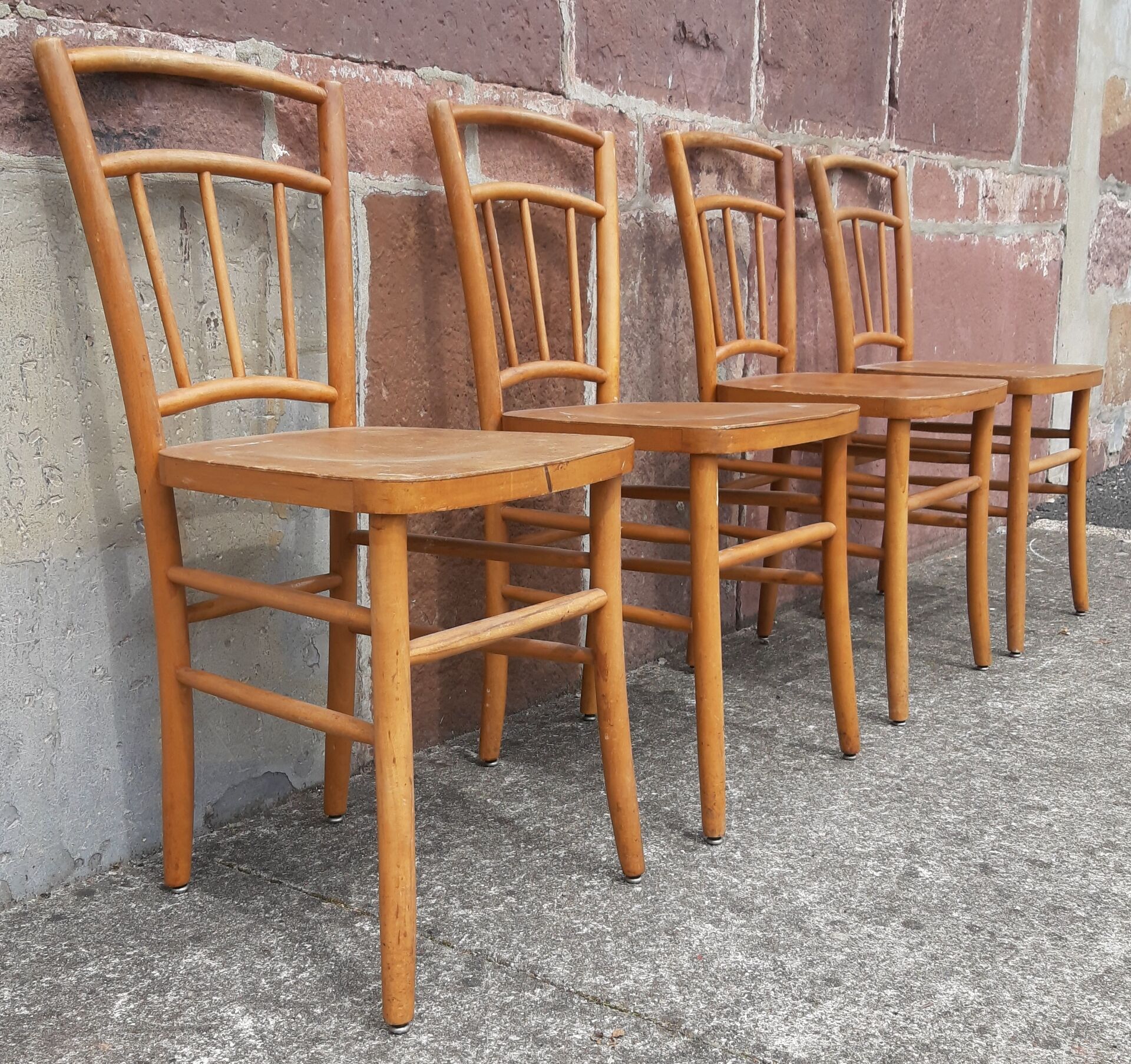 Chaises bistrot (Lot de 4 chaises)