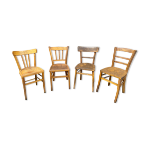 Lot 4 Chaises bistrot
