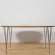 Mid-Century Superellipse Dining Table by Piet Hein & Bruno Mathsson for Fritz Hansen, Denmark, 1980s