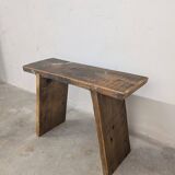 Bench / raw wood workshop stool