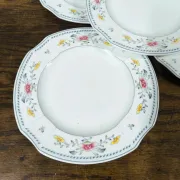Set of 5 Villeroy & Boch "Nanking" Bone China Vintage Dessert Plates