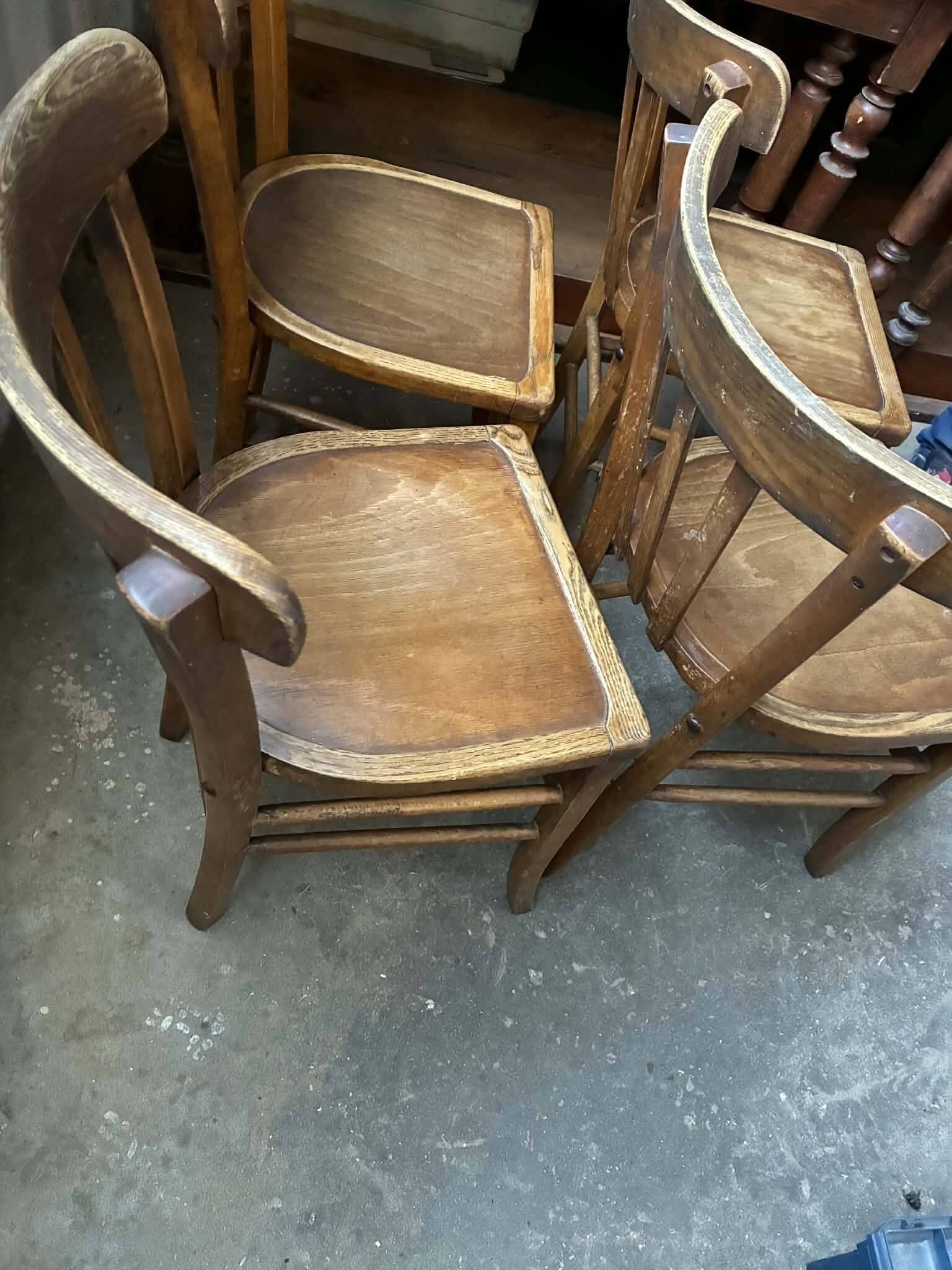 Set of 4 bistro chairs