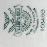 Dish oval, Villeroy and Boch, flowery mint / early 1950s China