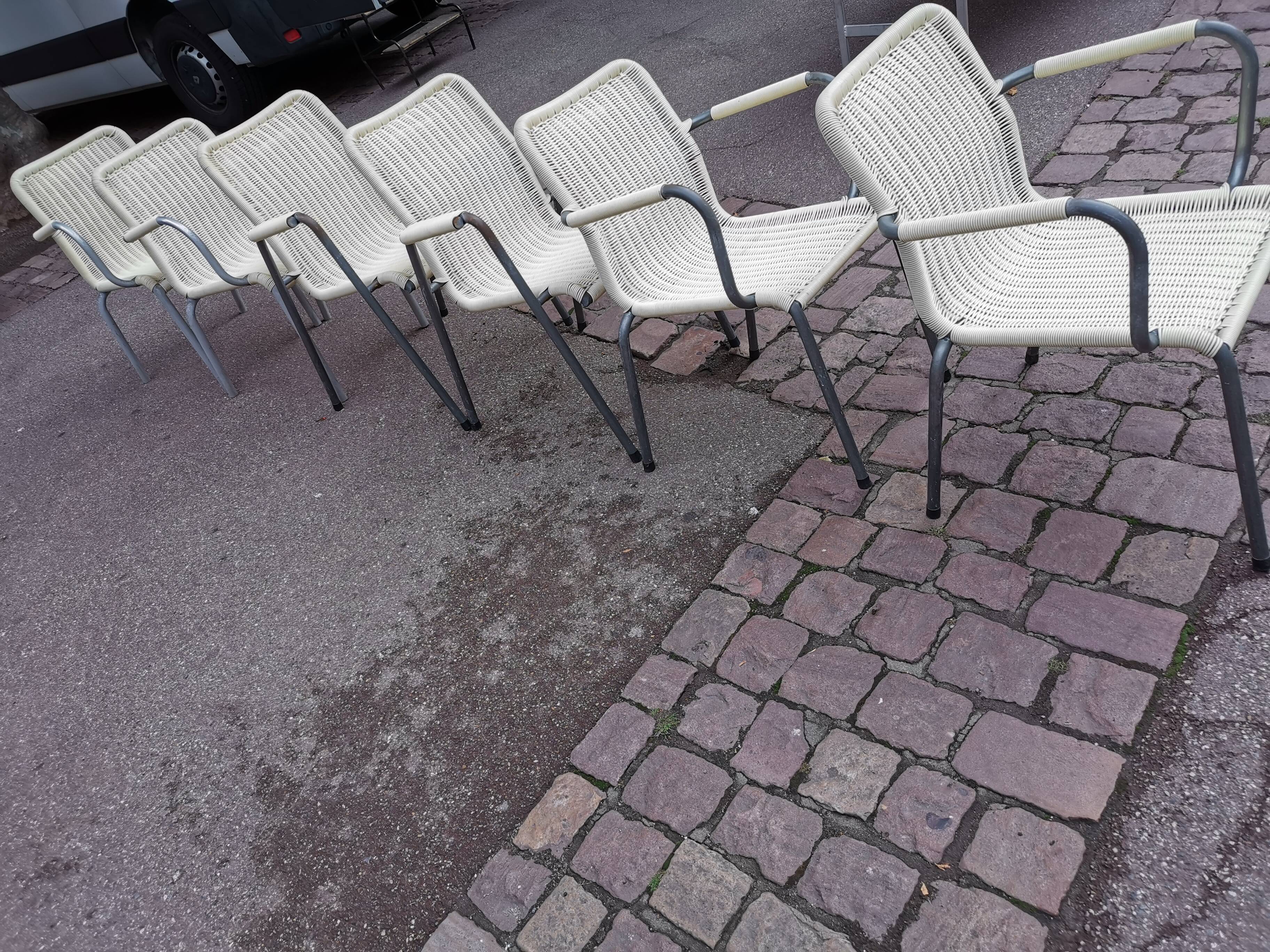 Terrace chairs from the 60s-70s