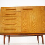 1970s Maple Cabinet or Chest Of Drawers, Czechoslovakia