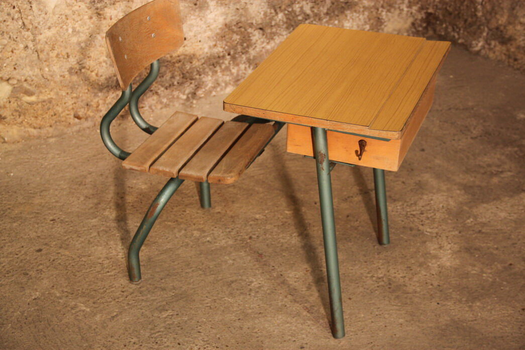 Vintage school desk