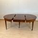 Swiss Biedermeier Extendable Dining Table in Walnut and Brass, 1820s