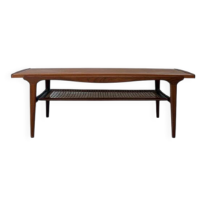 table basse en bois vintage - formica