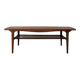 Vintage wooden coffee table with reversible Formica top
