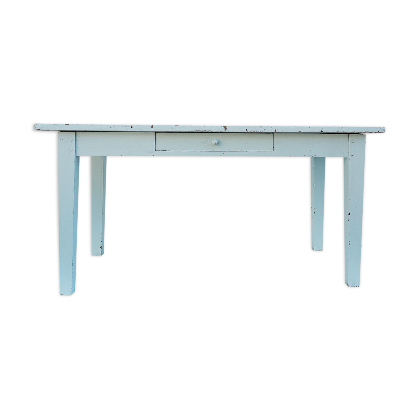 Old painted farmhouse table