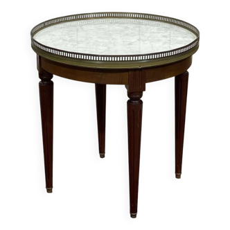 Guéridon, table bouillotte de style Louis XVI, années 1950