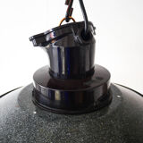 Old luminaire in enamel and bakelite