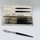 Set of 6 Savoyard fondue forks by Le Creuset with original box.