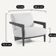 Fauteuil Izag AMPM tissus Jacquard