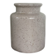 Vintage speckled stoneware pot