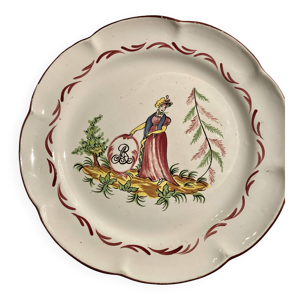 Assiette faïence Les