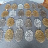 Vintage Murano Glass Disc Chandelier