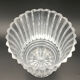 Crystal peddle vase carved baccarat unsigned 19th