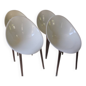 Lot de 4 chaises Mr Impossible - starck kartell