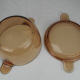 Ancienne cocotte plat ambré vision 2.5l