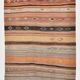 Turkish Anatolian Carpet, Vintage Pattern Rug, 163x259 Cm