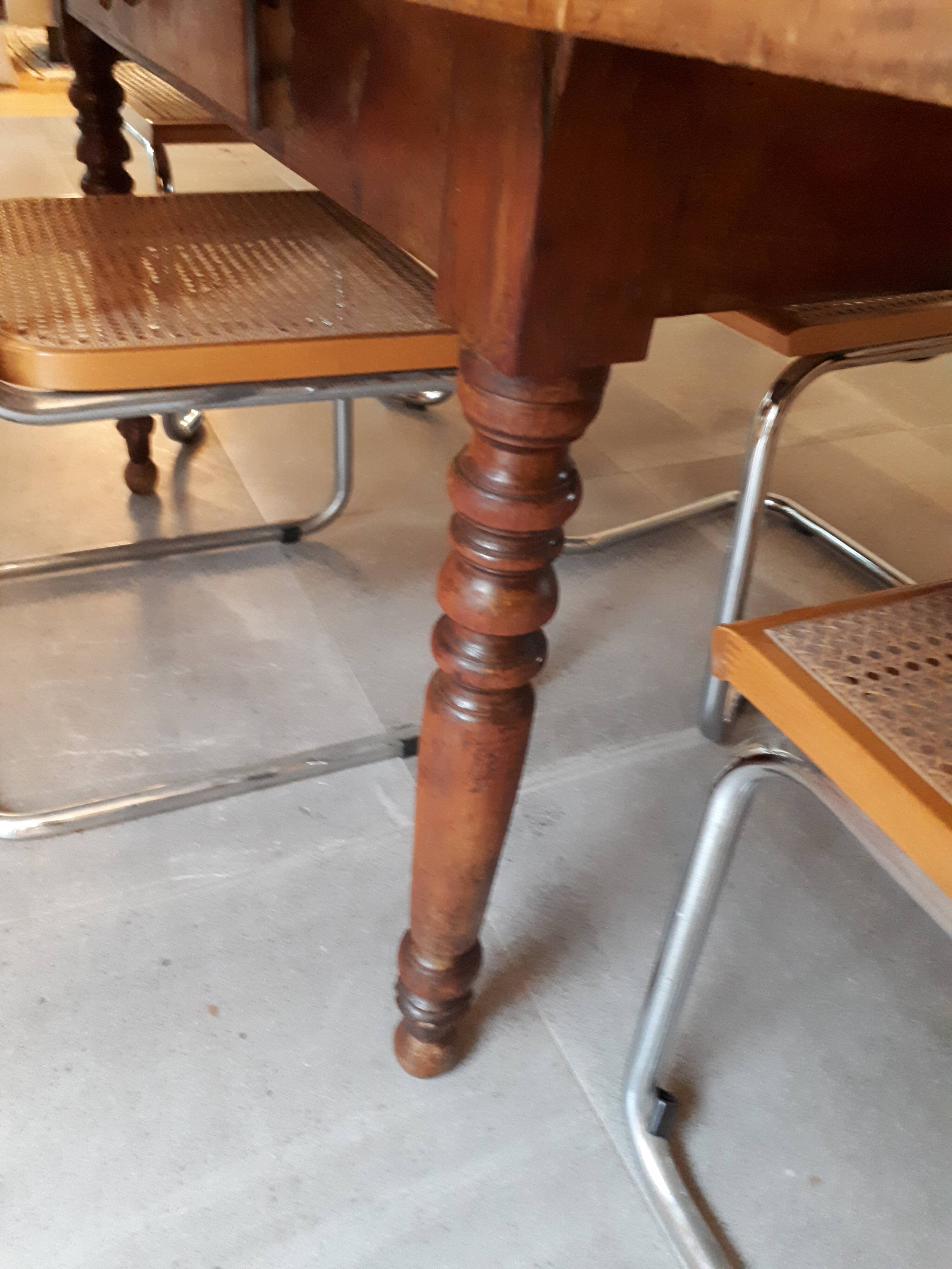 Farm table walnut oval tray