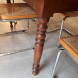 Farm table walnut oval tray