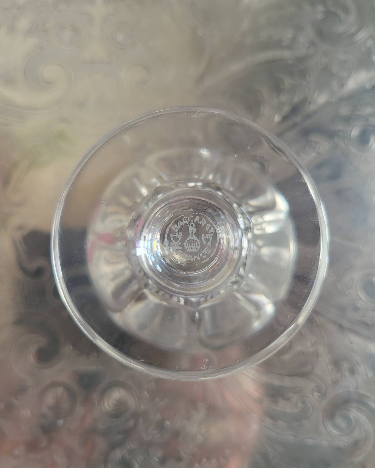 BACCARAT 10 Verres à vin en Cristal Modèle Périgord - Signé
