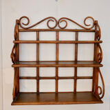 Rattan wall shelf/bookcase