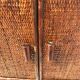 Library Vintage bamboo shelf colonial style