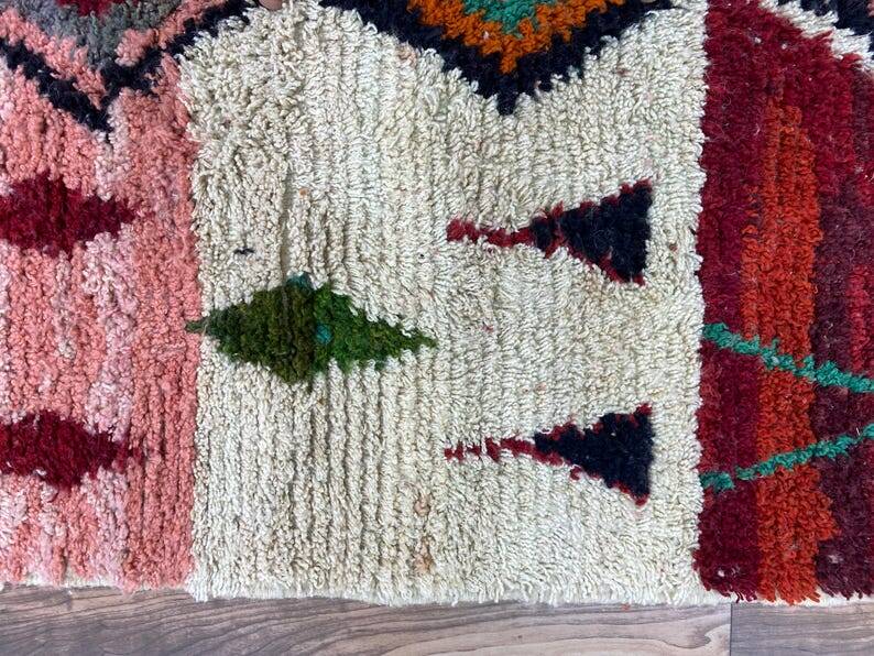 Colorful Moroccan wool rug 150/250cm