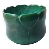 Cache-pot vert en céramique