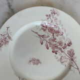 Terre de fer dessert plate