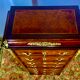 Secretary Napoleon in rosewood, violet wood and gilded bronzes.