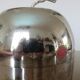 Silver metal "apple" ice bucket 60s