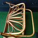 Bamboo rattan magazine holder