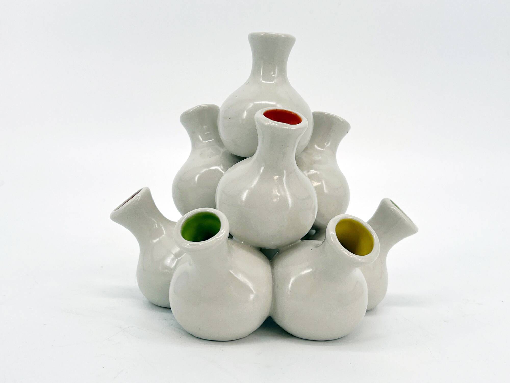 Vintage Tulip Vase • Ceramic • 1980's