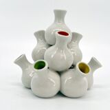 Vintage Tulip Vase • Ceramic • 1980's