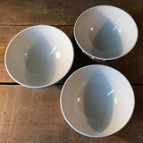 Series of 3 bowls Digoin Sarreguemines