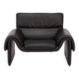 DS-2011 Armchair by De Sede, dark brown leather lounge