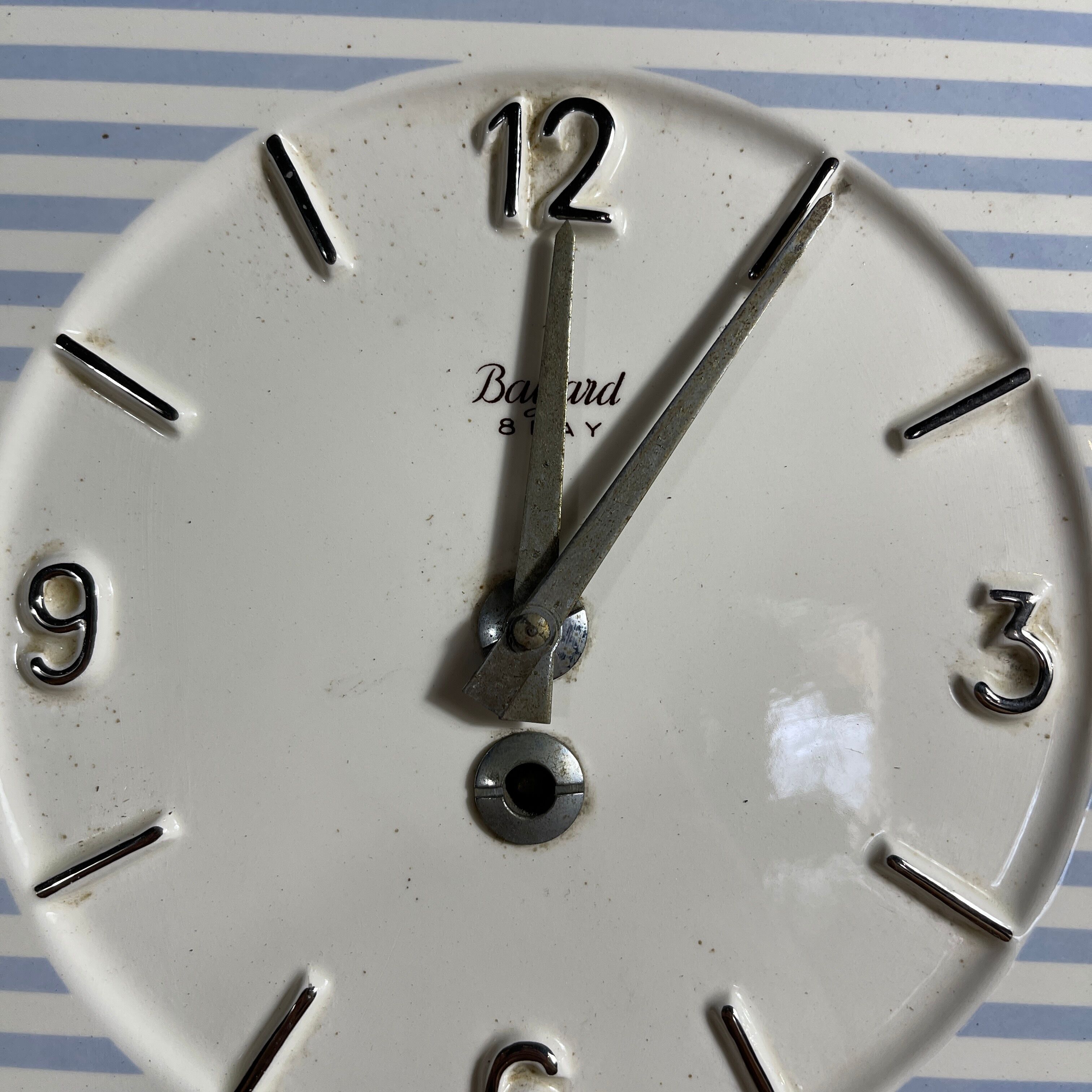 Vintage bayard ceramic clock