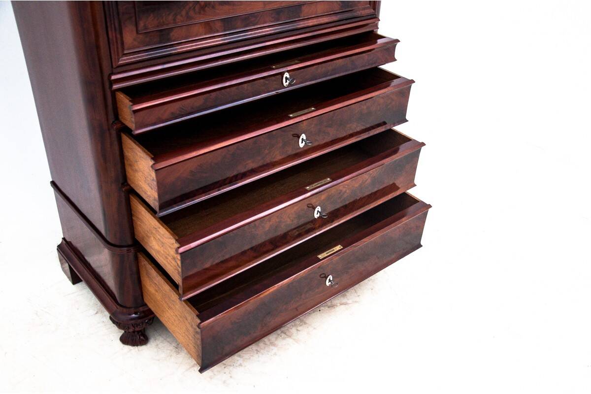 Ancient secretary, Northern Europe, circa 1860.