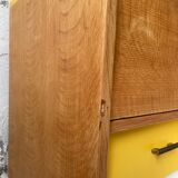 Furniture chest of drawers two-tone 60s