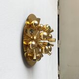 Atomic Brass Ceiling Light in Modern German Mid-Century by Dorothee Becker for Cosack, 1970s