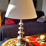 Space age lamp in chrome metal from the 1970s.