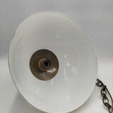 Large opaline pendant light