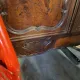 Display cabinet bookshelf in Louis XV style